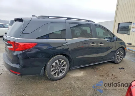 2022 Honda Odyssey Exl z USA, uszkodzony, nr VIN 5FNRL6H7XNB028643